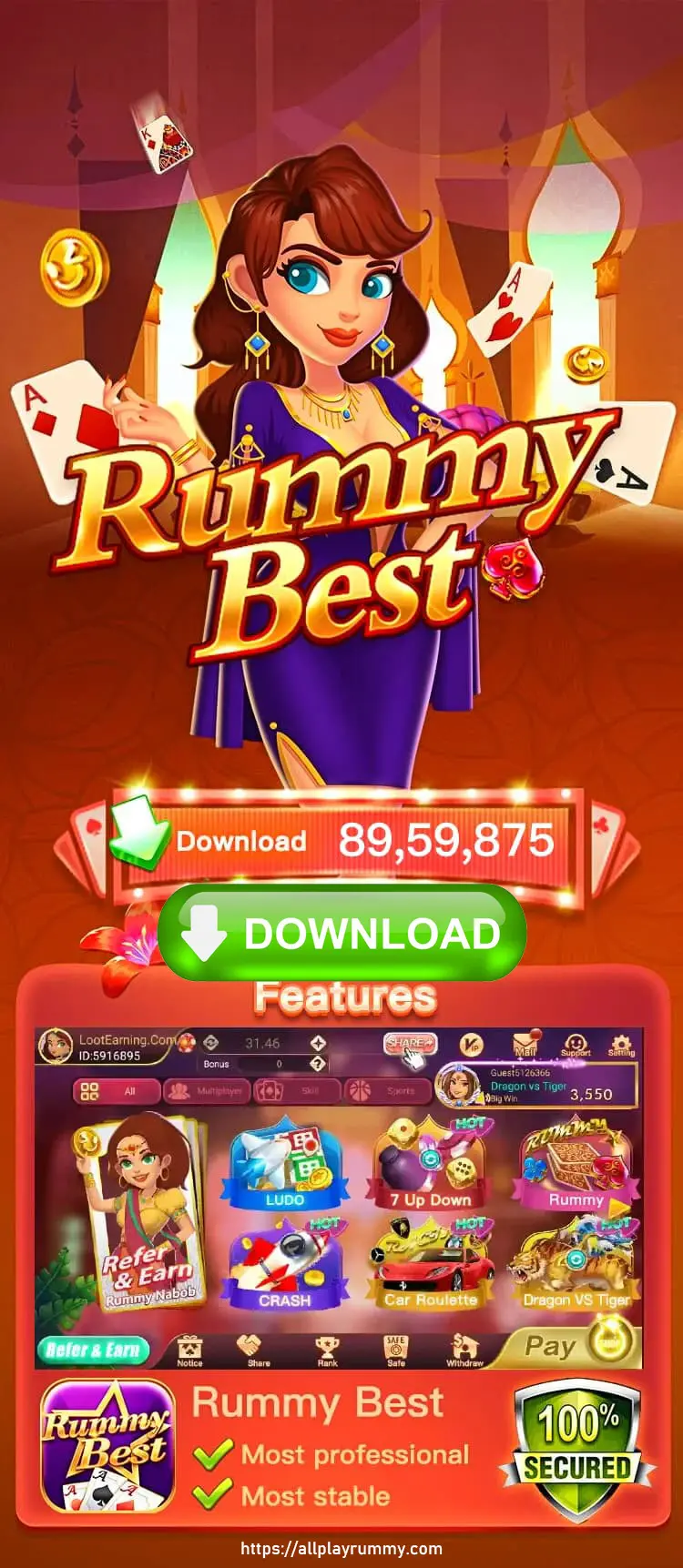 rummy best banner